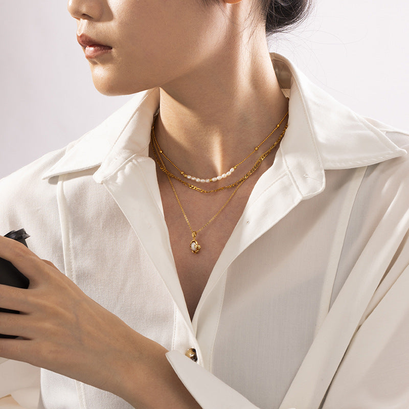 Women's Natural Pearl High-grade Clavicle Chain Special Necklaces