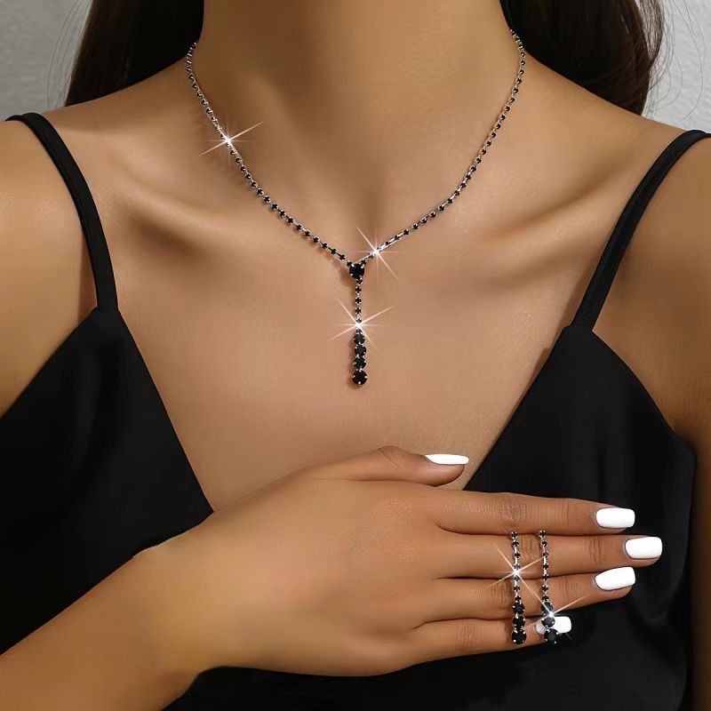Direct Wholesale Fashion Wedding Bridal Gown Graphy Jewelry Set