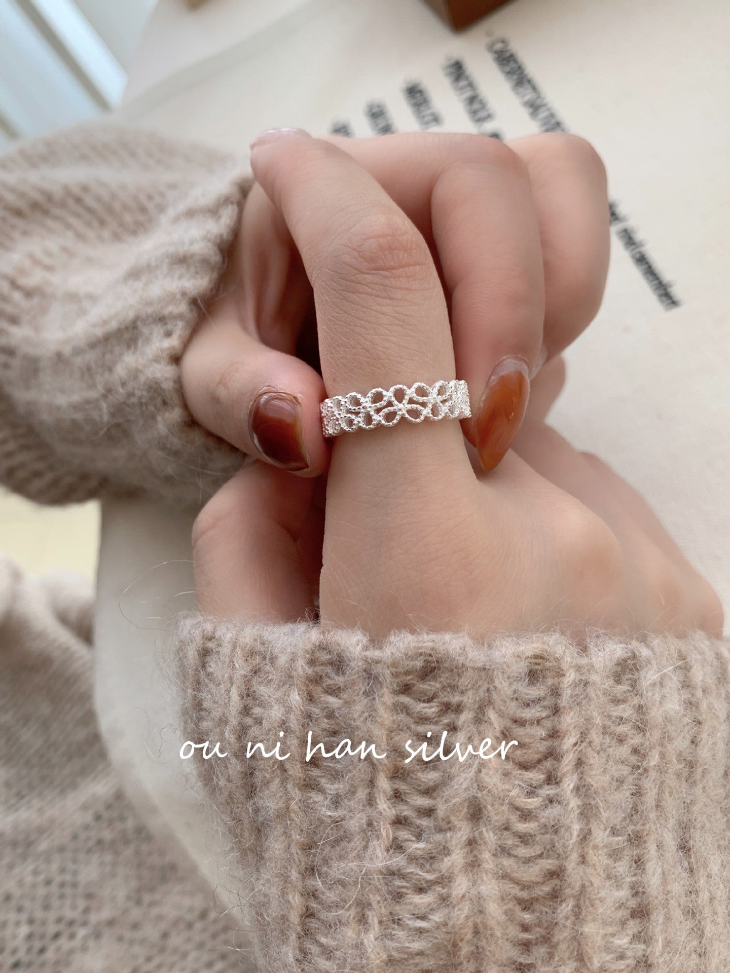 Oni Sterling Sier Female Style Design Rings