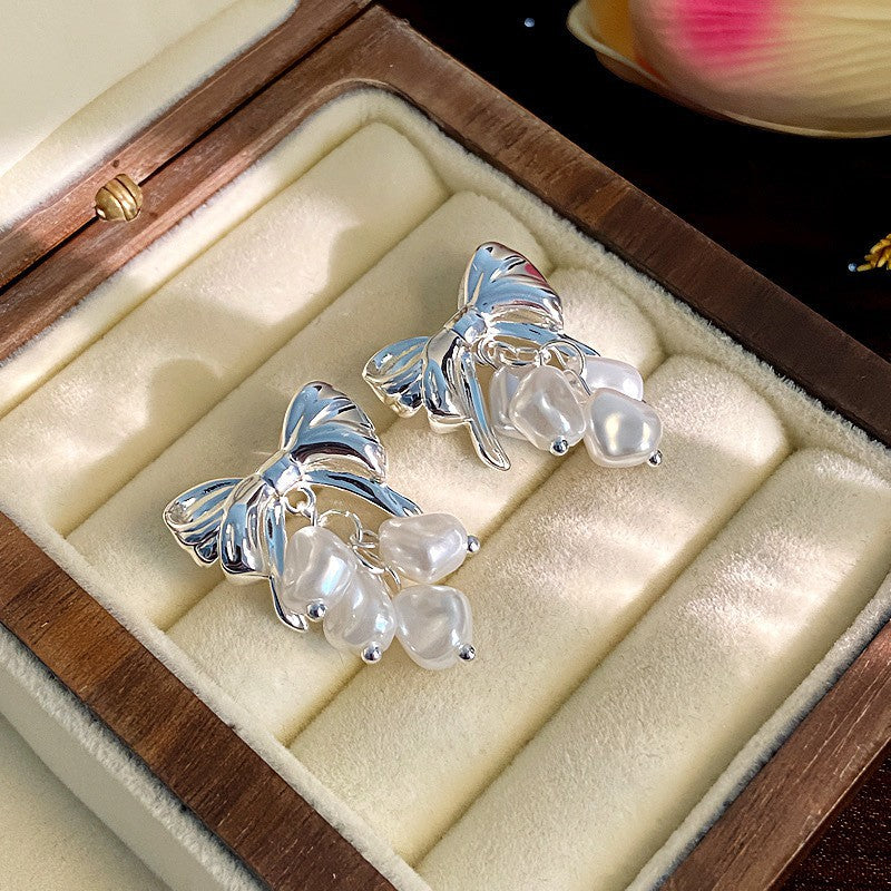 Shining Diamond Irregular Round Female Special Earrings