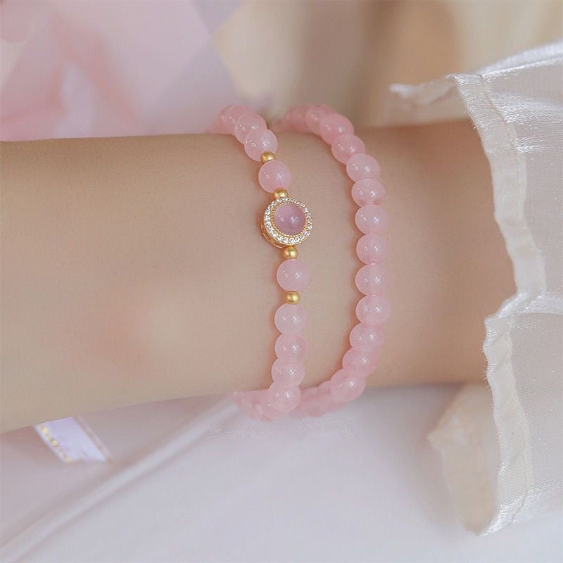 Luck In Love Affairs Female Minority Exquisite Girlfriends Sweet Gift Bracelet