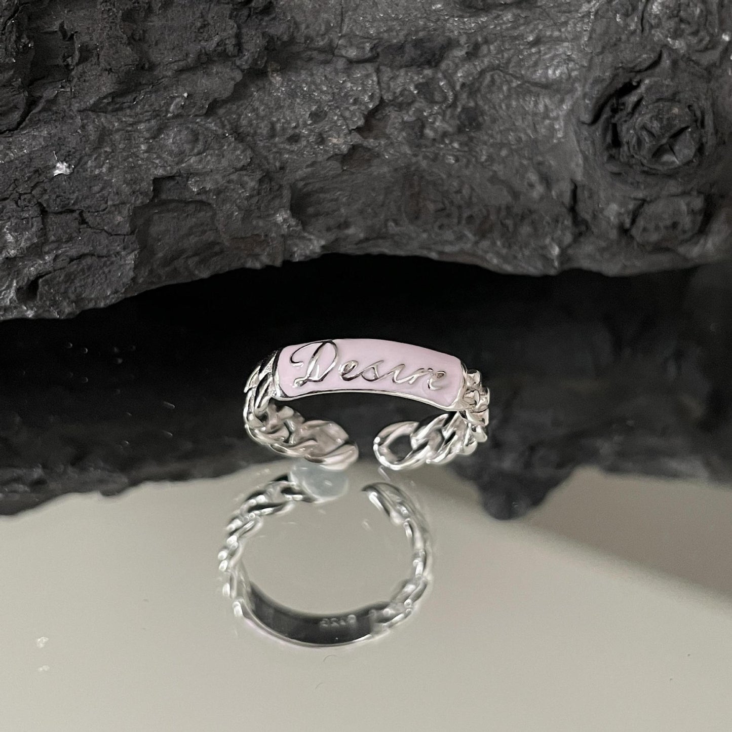Korean Style First Line Winding Twist Open-end Temperament Rings