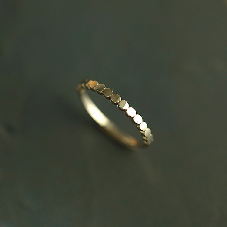 Women's Sier Korean Simple Opening Affordable Luxury Rings