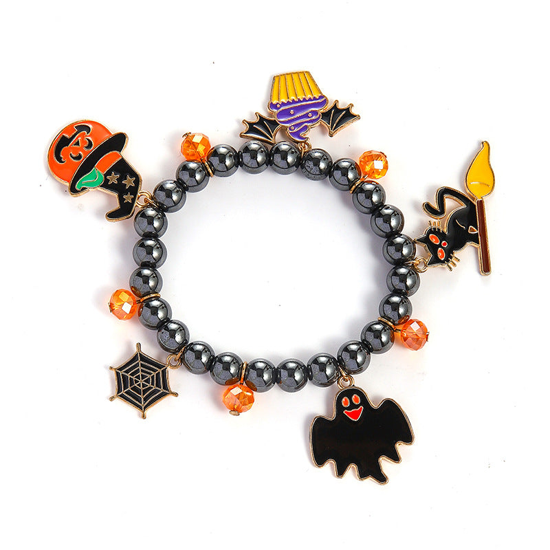 Oil Dripping Pumpkin Head Ghost Festival Bracelets