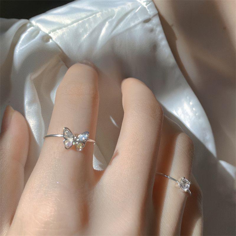Three-dimensional Zircon Female Simple Design For Rings