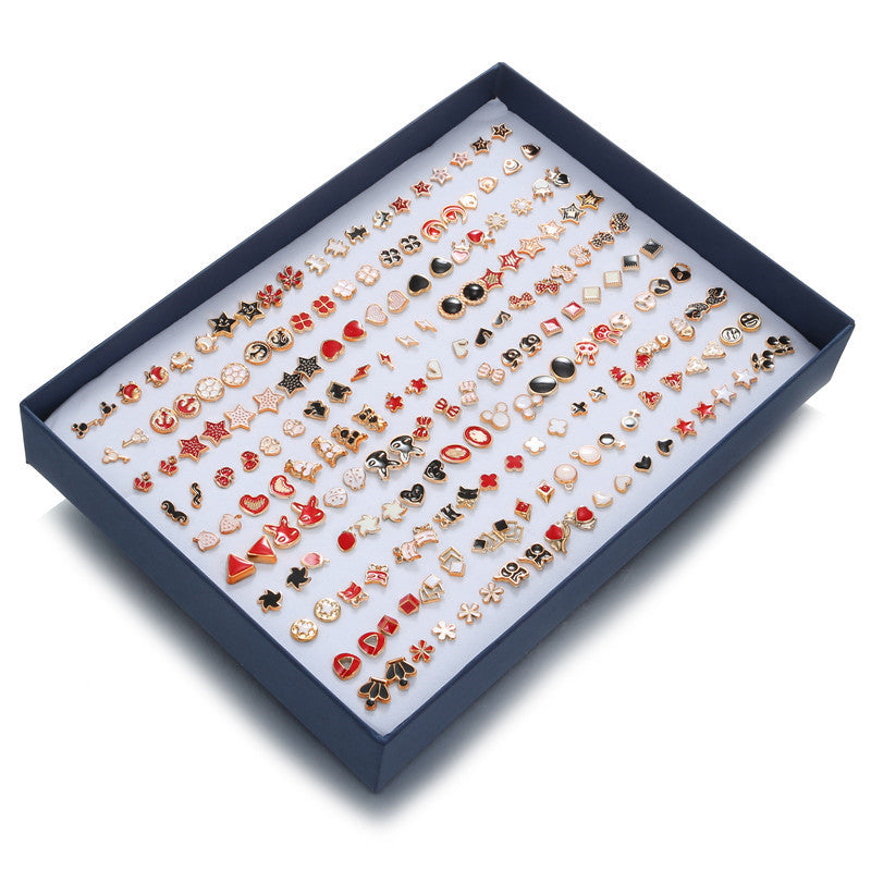 Korean Style Plastic Pair Boxed Collection Dripping Rings