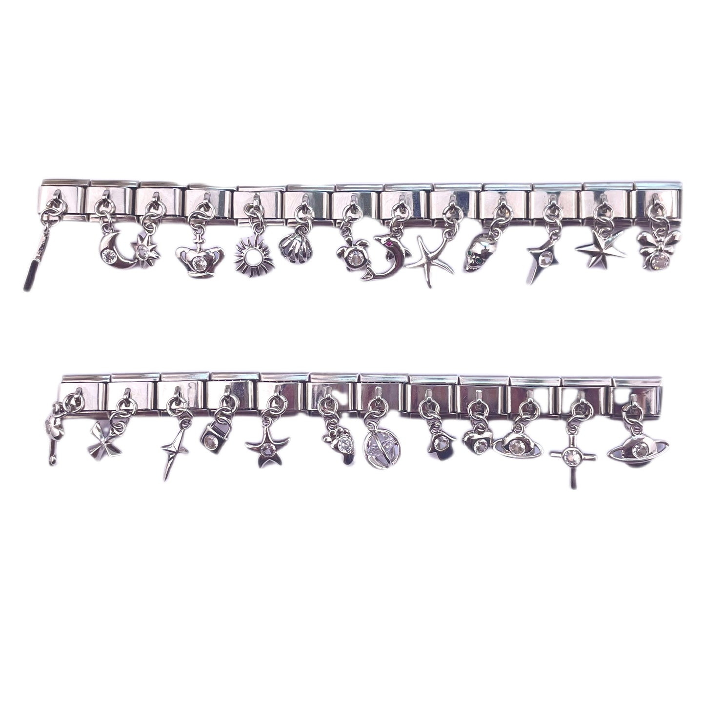 Module Sier Starry Sky Series Assembled Bracelets