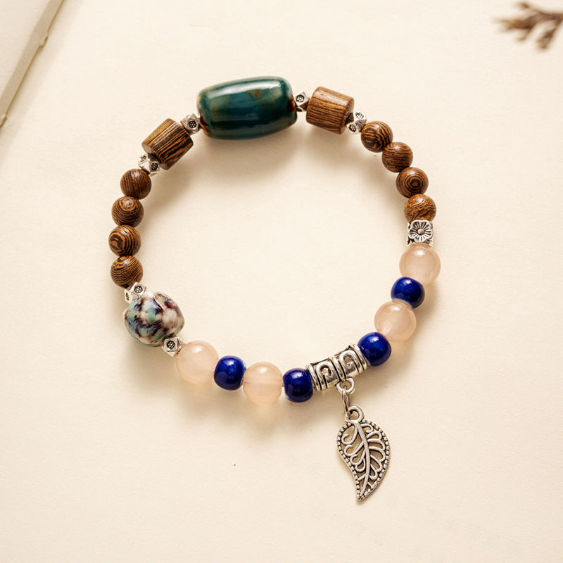 Ornament Woven Female Antique Ethnic Style Bracelets