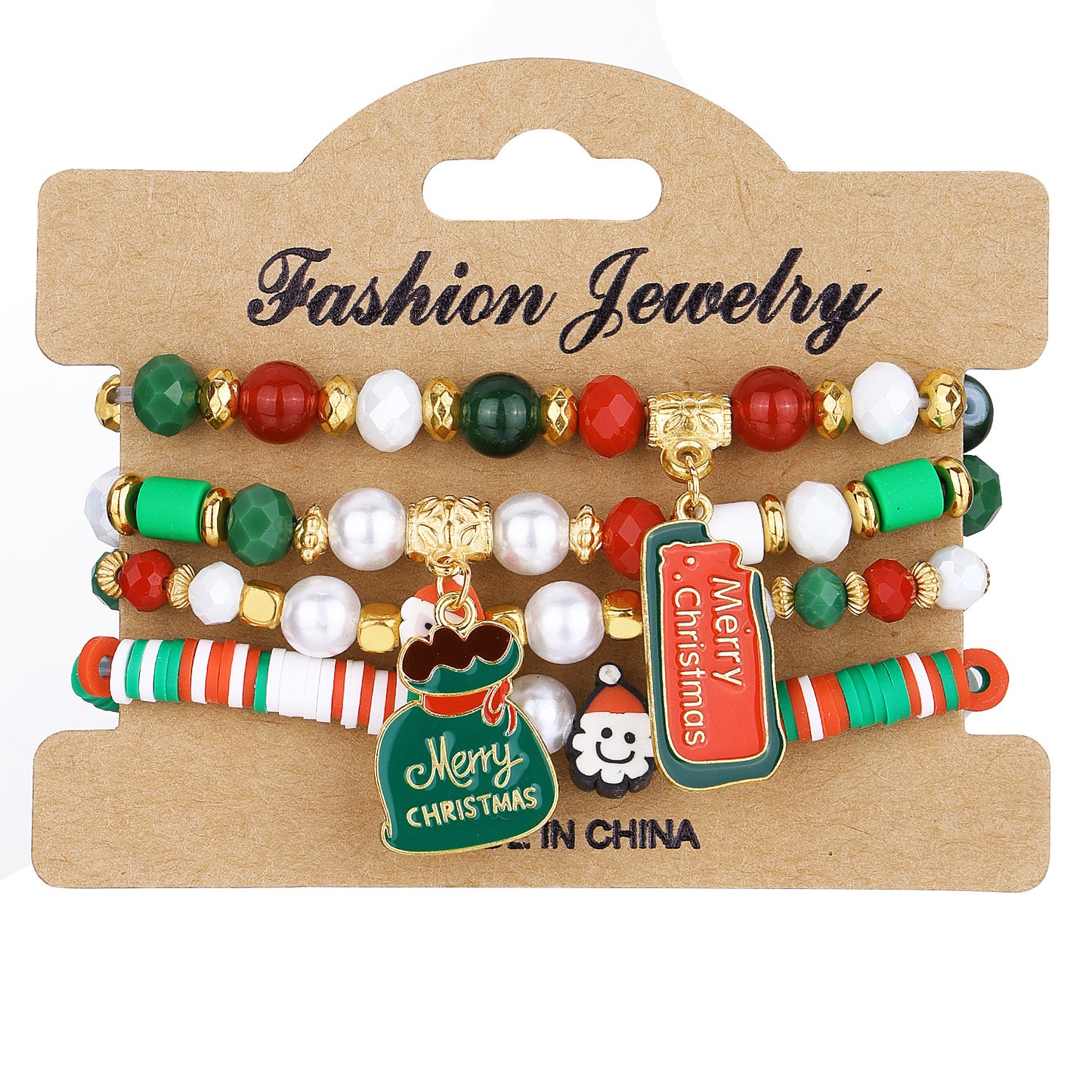 Snowman Old Man High Sense Bead Bracelets