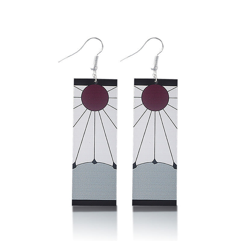 Anime Peripheral No Stove Door Auricular Earrings