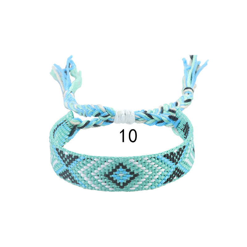 Nepal Ethnic Style Woven Wrist Strap Bracelets