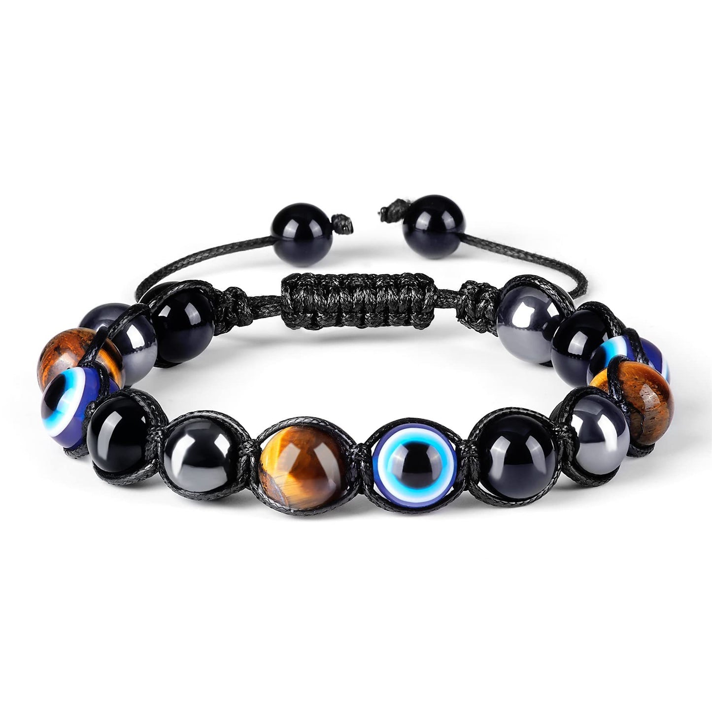 Stone Fluorite Hematite Tiger Eye Rose Bracelets