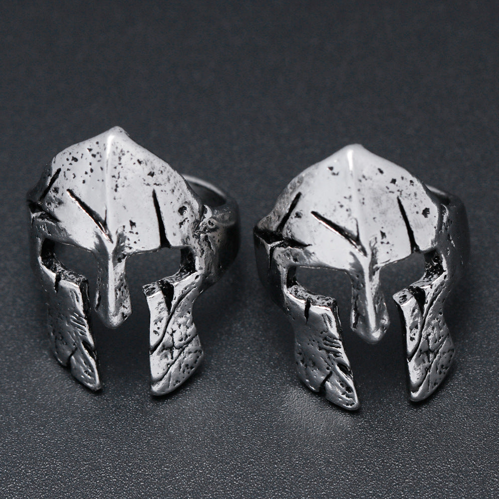 Women's & Men's Superman Iron Man Stainless Titanium Steel Rings
