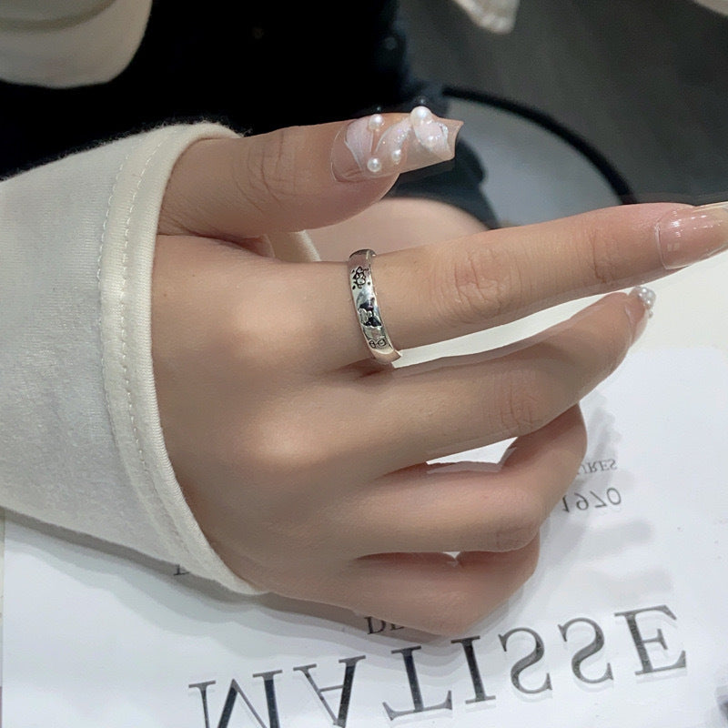 Pair Simple Gift Male Index Finger Rings