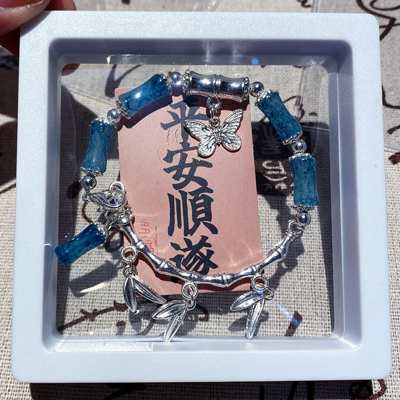 Women's Bamboo Alloy Chinese Style For Girlfriends Pick Bracelets