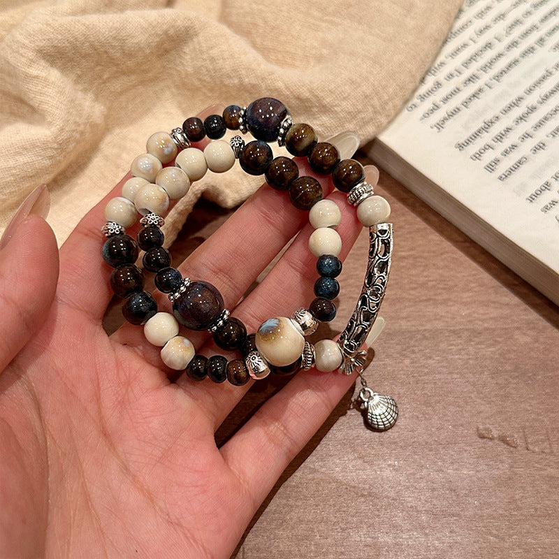Niche Retro Chinese Beaded Handmade Stall Bracelets