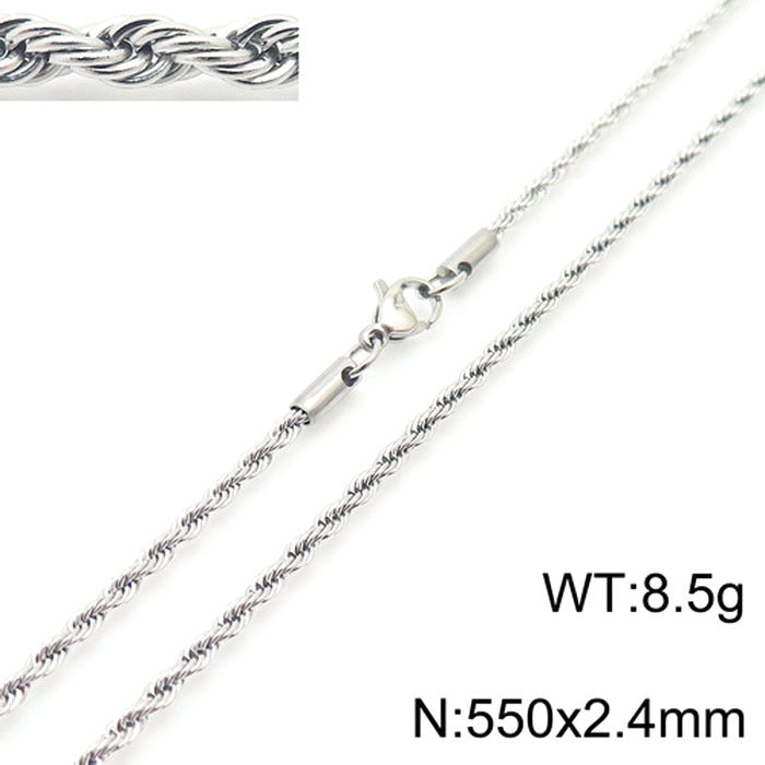 Women's & Men's Thick Thin Clavicle Chain Accessories Rock Necklaces