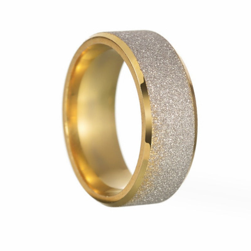 Men's Jewelry Simple Shape Stainless Steel Ornament Rings