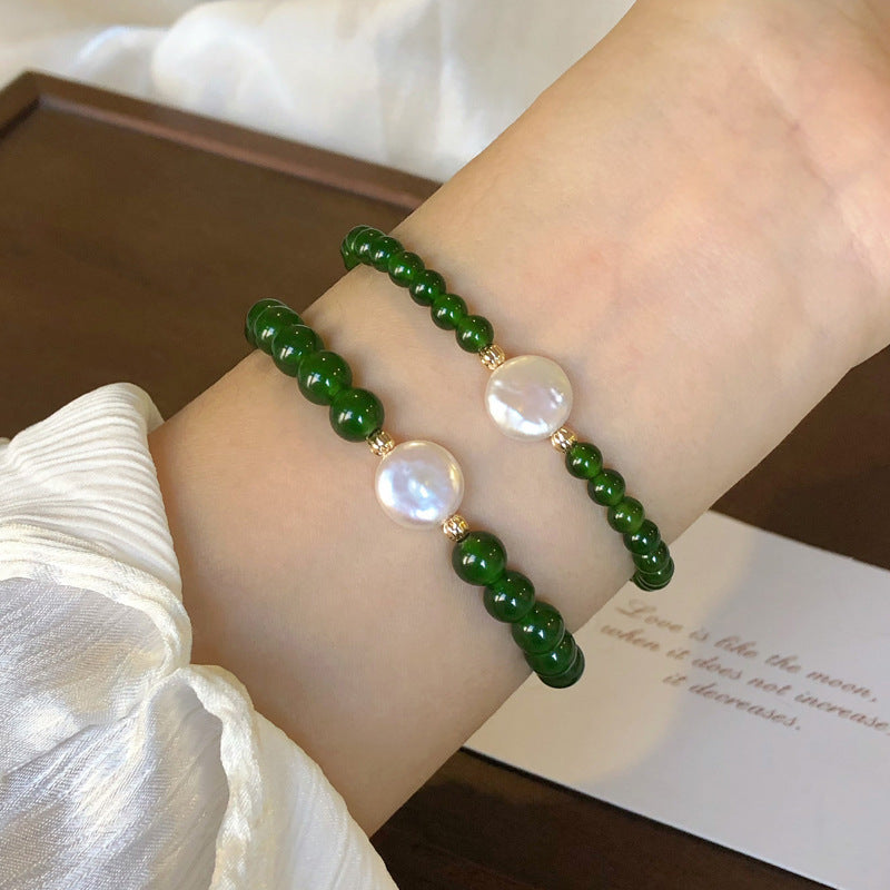 Freshwater Pearl Elastic Adjustable Beaded Small Bracelets