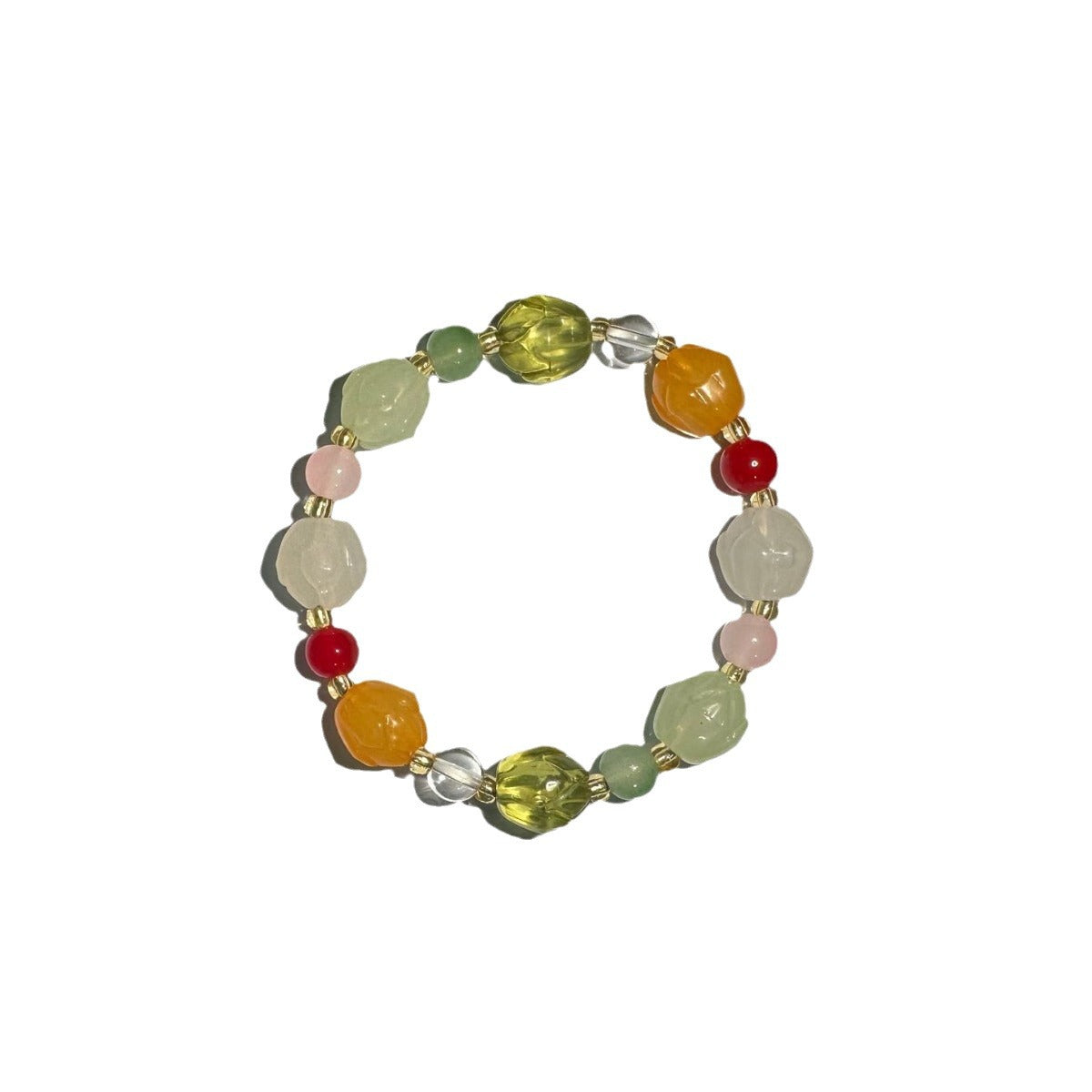 Women's & Men's Jade Lotus Beaded Retro Advanced Chinese Bracelets