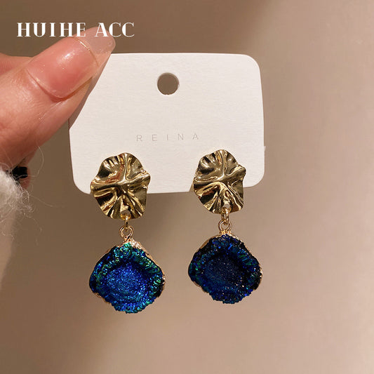 Needle Geometric Irregular Personality Trendy Style Retro Earrings