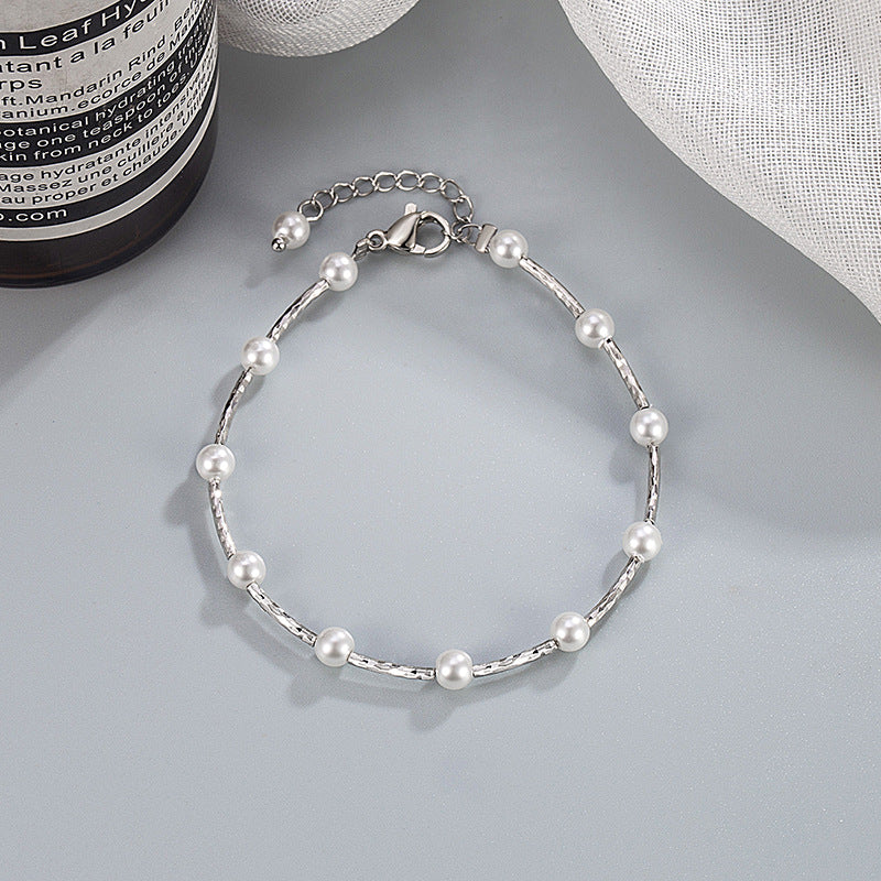 Women's Sky Small Pearl High-grade Minimalist Design Bracelets