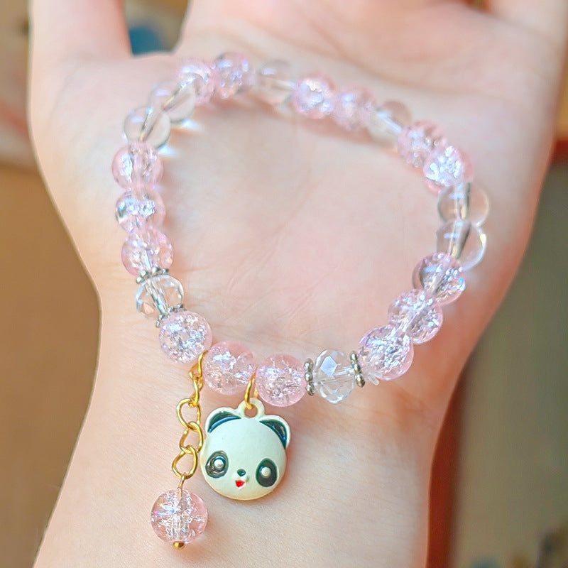 Glass Live Streaming Welfare Cracked Cystal Bracelets