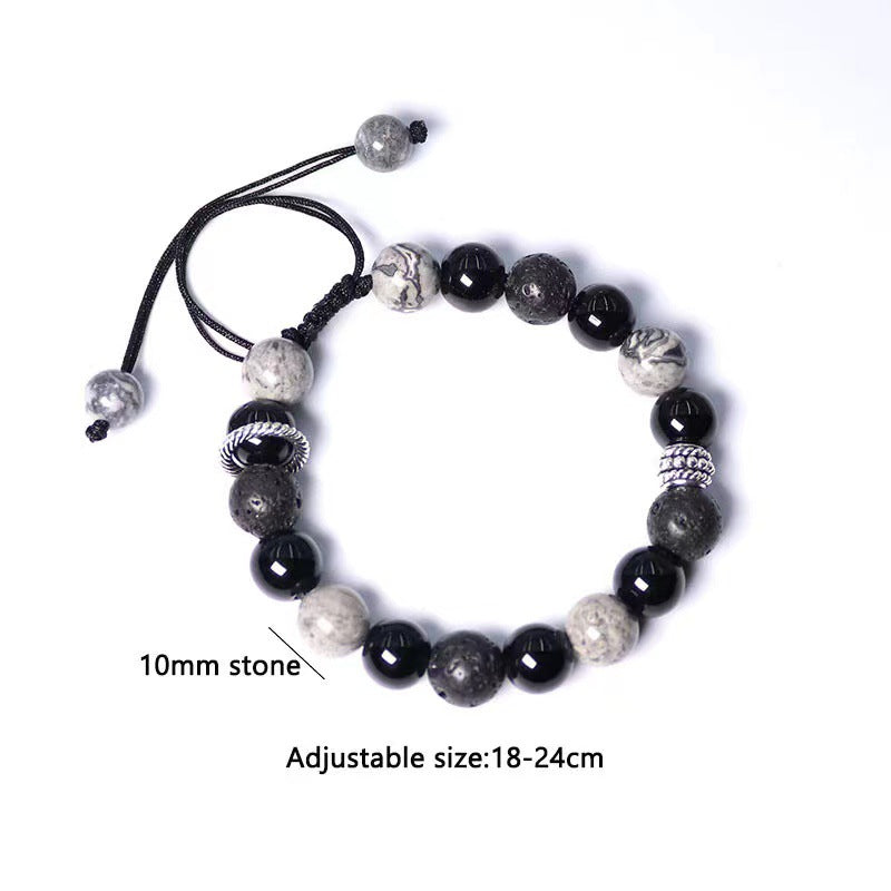 Men's High Sense Volcanic Rock Bead Gift Bracelets