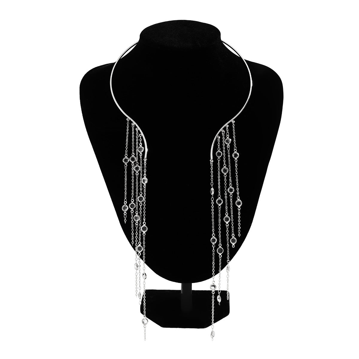Geometric Ball Clavicle Chain Design Open Collar Cold Necklaces