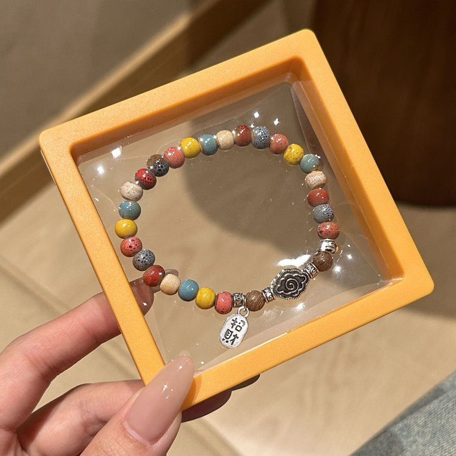 Niche Retro Chinese Beaded Handmade Stall Bracelets