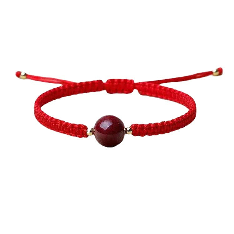 Cinnabar Purple Gold Sand Female Woven Hand Strap Bracelets