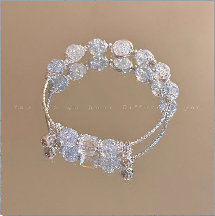 Light Buddha Exquisite Glass Impression Peripheral Girlfriends Bracelets