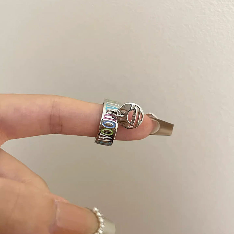Oil Love Planet Stacked Female Special Rings