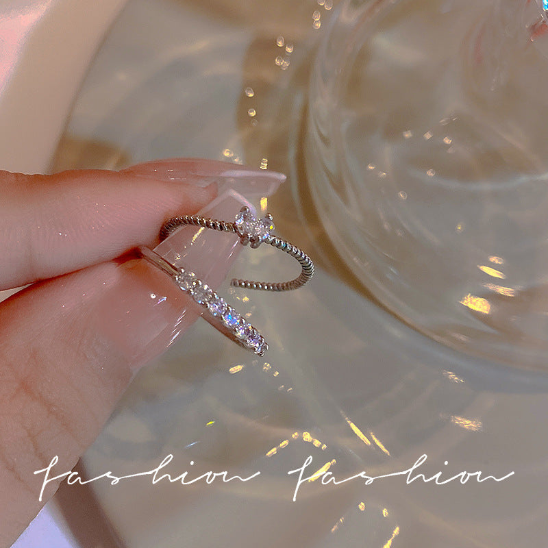 Light Luxury Minority High Sense Open Rings