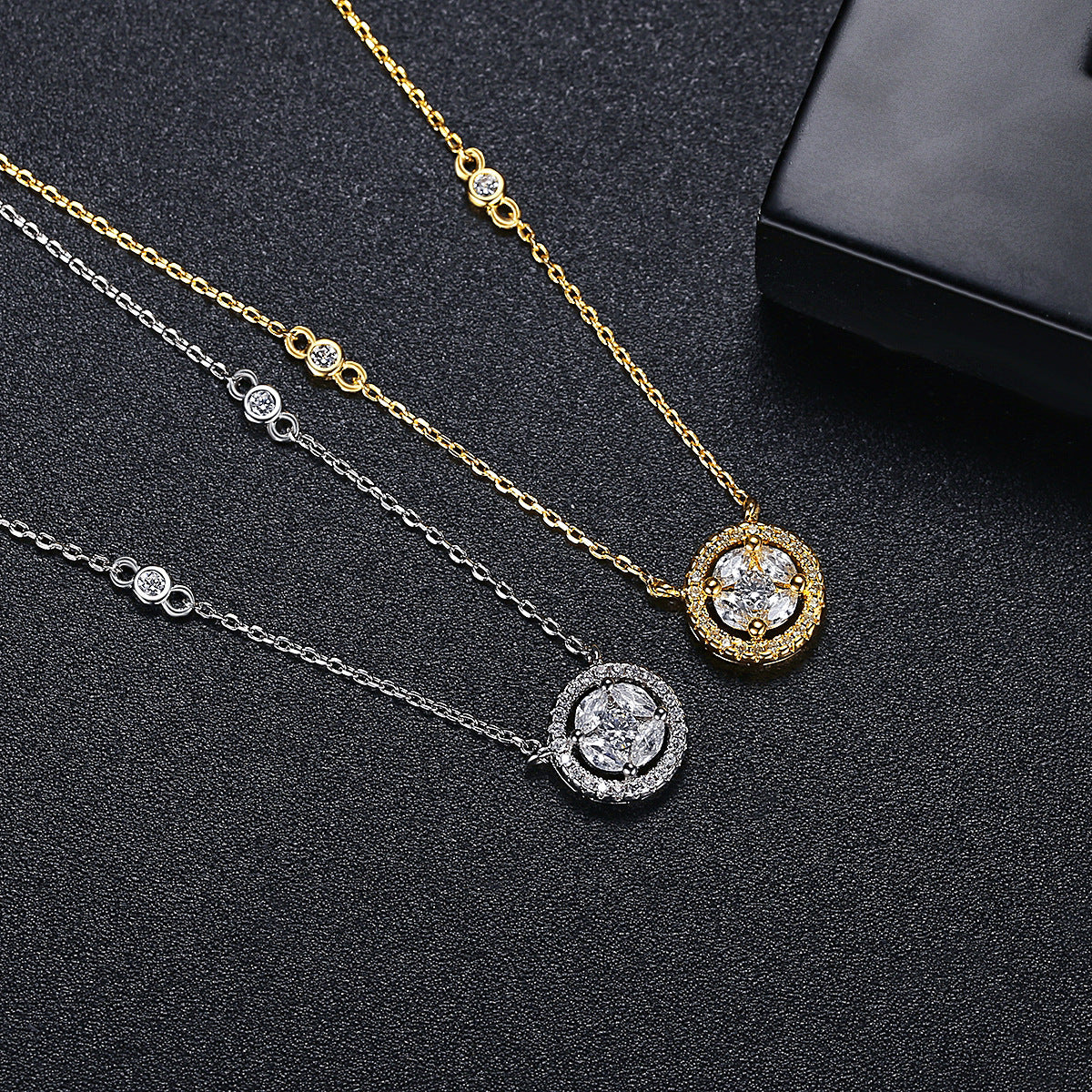 Korean Style Niche Round Female Clavicle Necklaces