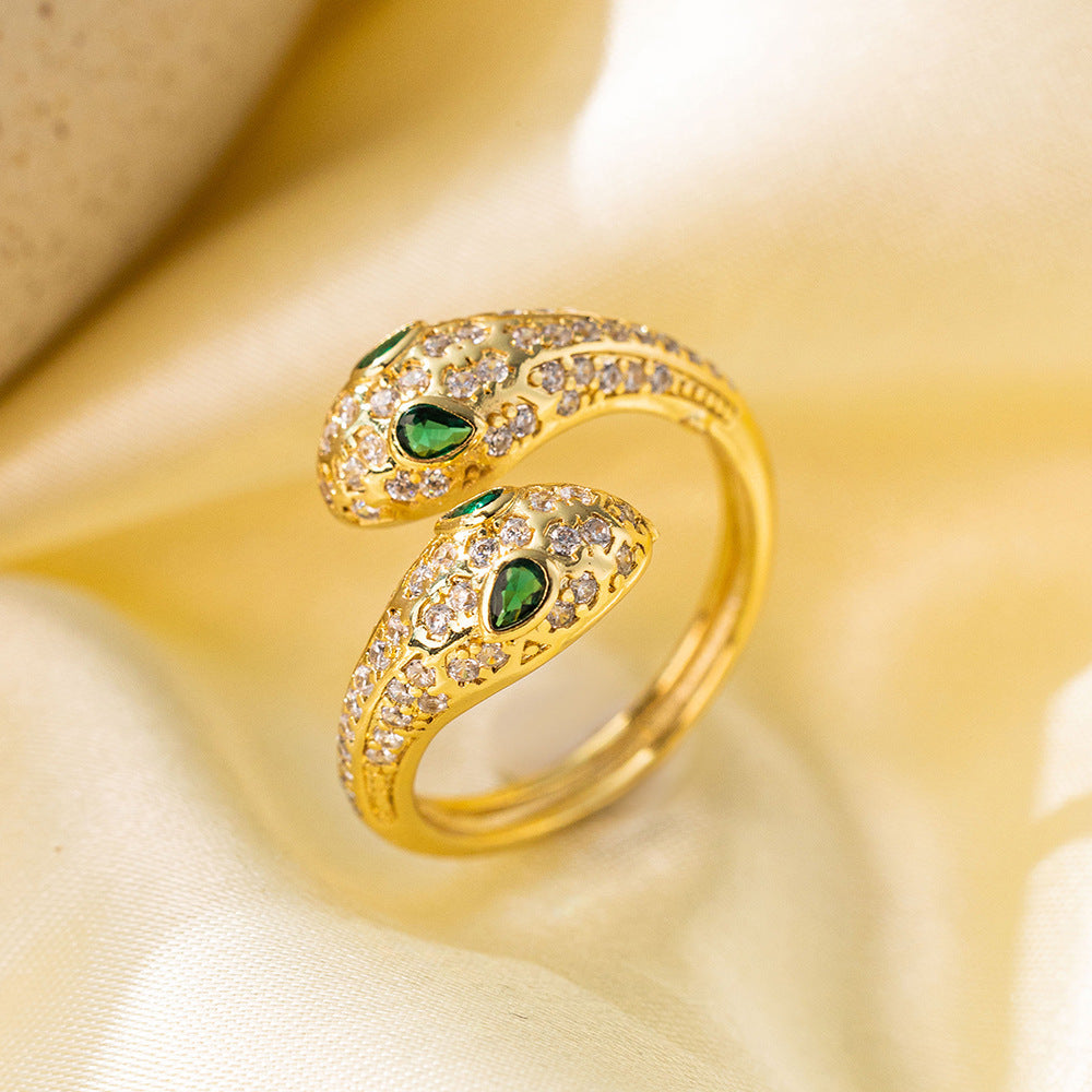 Adjustable Simple Real Gold Electroplated Delicate Super Rings