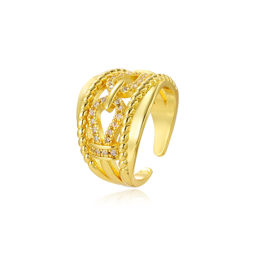 Women's & Men's String Clip Open Hip Hop Width Rings