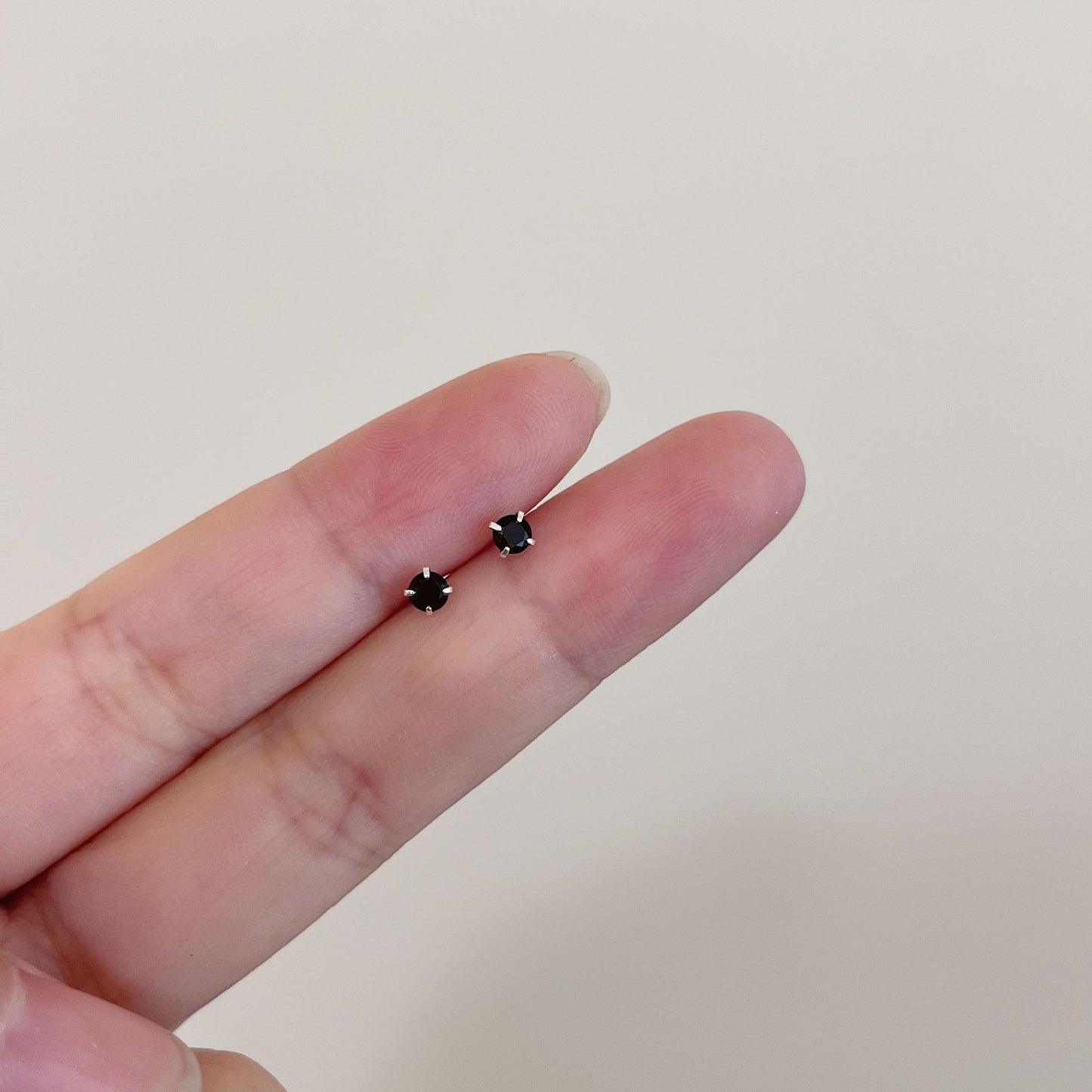 Women's Mini Small Summer Simple Color Rhinestone Earrings