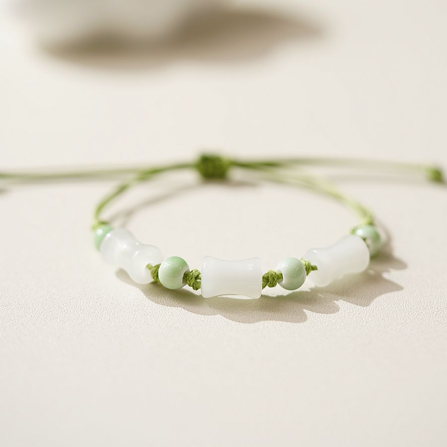 Woven Hand Strap Lucky Bamboo Boys Bracelets