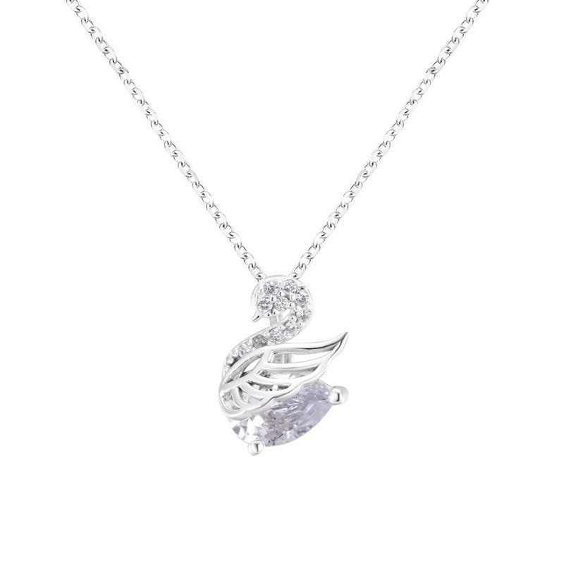 Women's Swan High Sense Entry Lux Elegant Necklaces