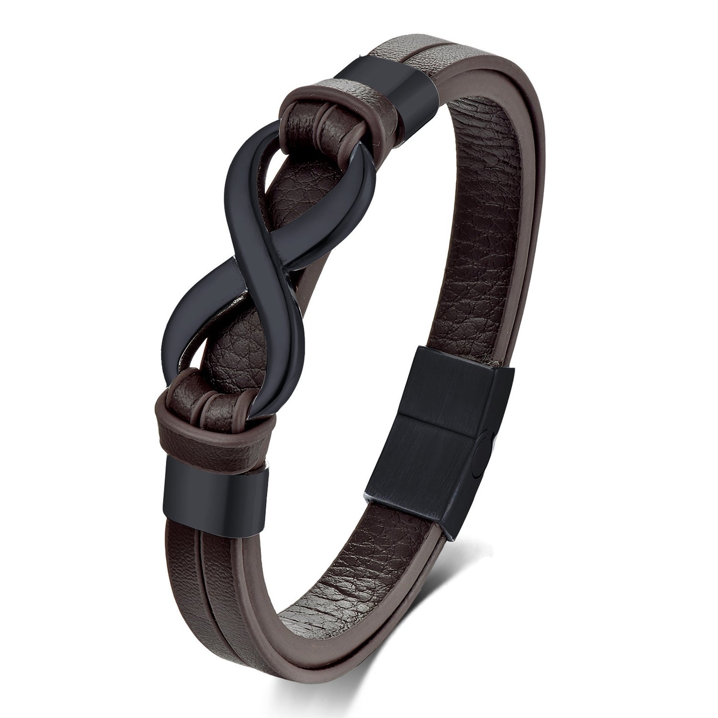 Leather Fashion Trend Words Infinite Symbol Bracelets