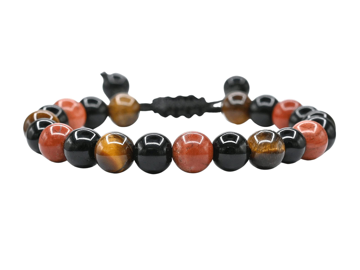 Stone Fluorite Hematite Tiger Eye Rose Bracelets
