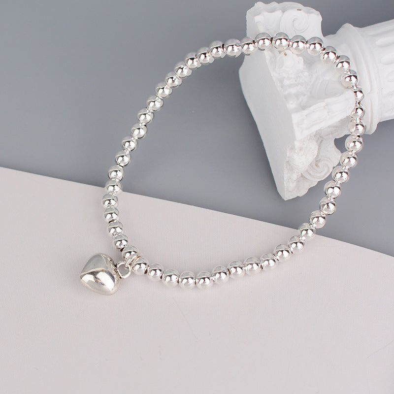 Fresh Beaded Love Twin Female Design Square Pendants