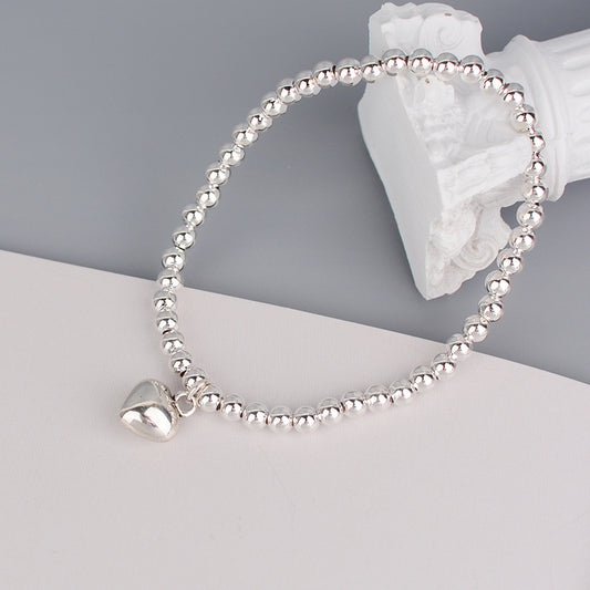 Fresh Beaded Love Twin Female Design Square Pendants