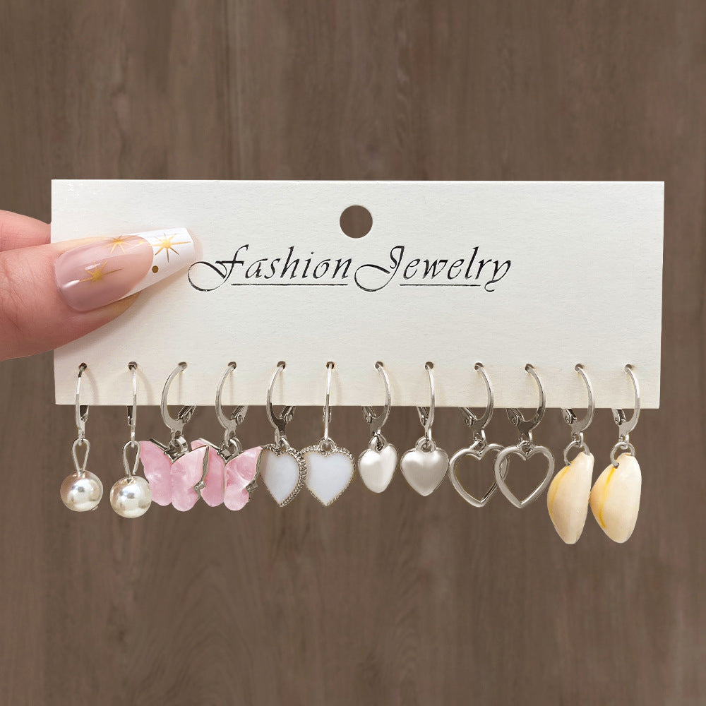 Ear Clip Creative Personality Card Pieces Rings
