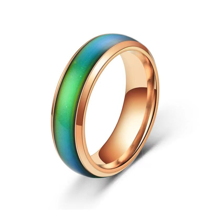 Steel Female Mood Cold Wind Titanium Rings