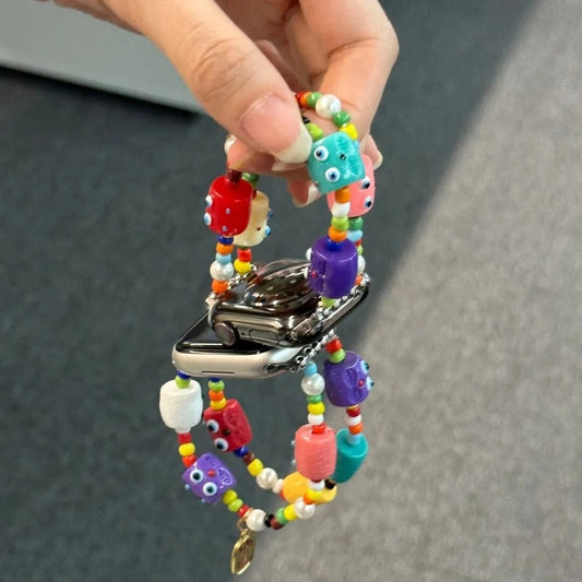 Strap Colorful Little Monster Dopamine Anime Bracelets