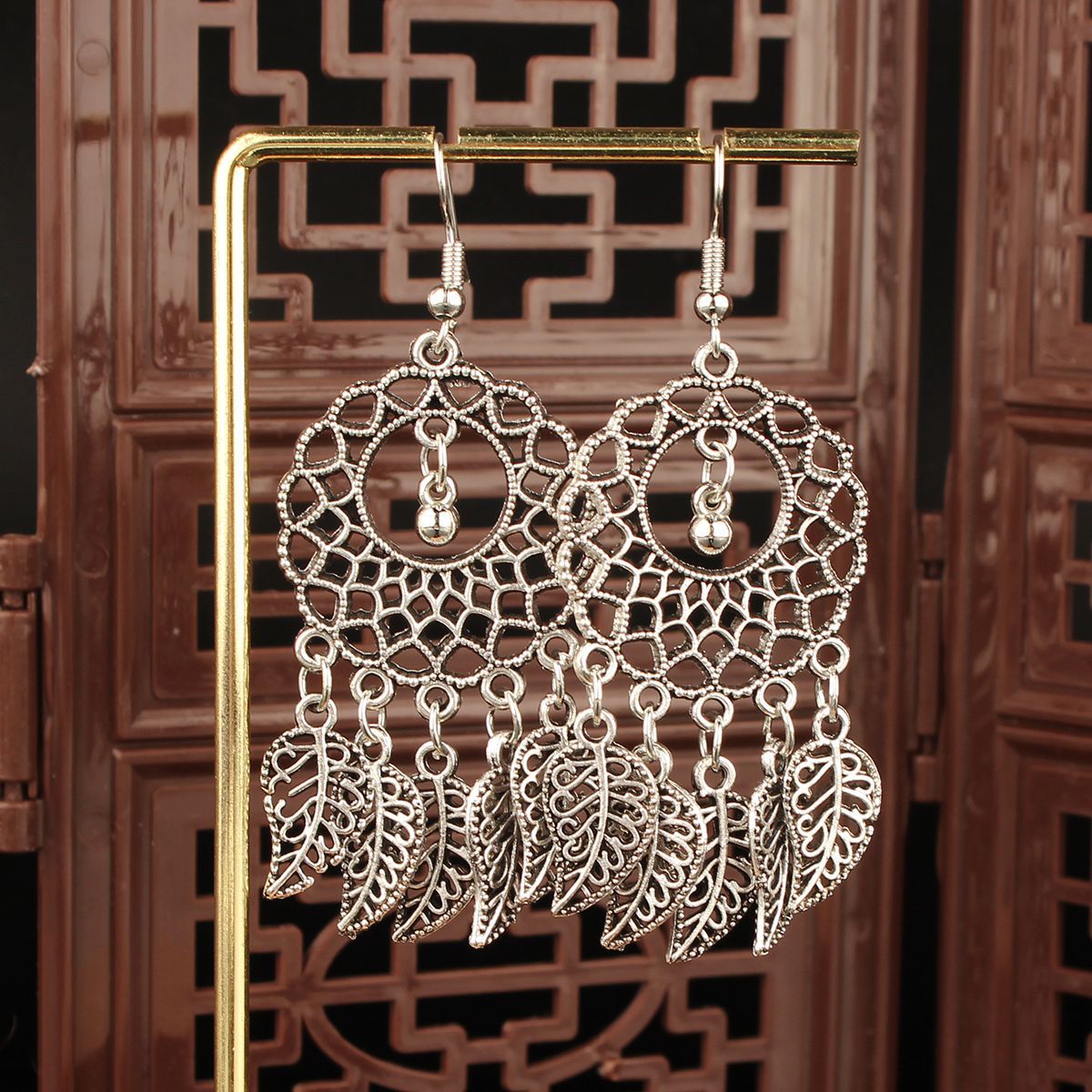 Imitation Sier Miao Tourist Attractions Bohemian Earrings