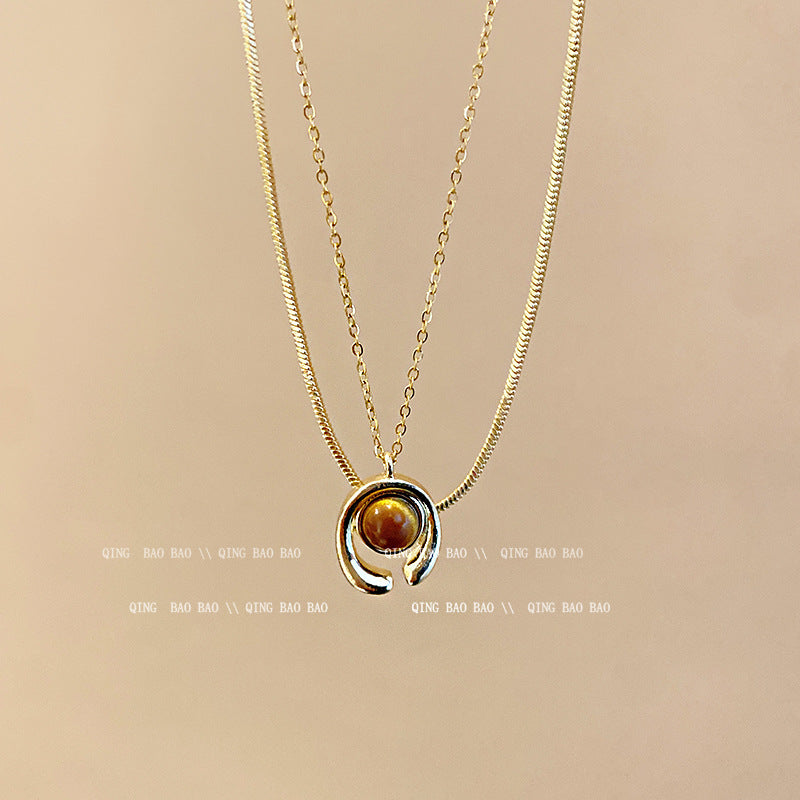 Women's Versatile High Sense Short Pearl Design Necklaces
