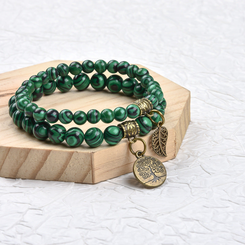 Lucky Tree Leaf Suit Colorful Tiger Bracelets